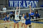 VB vs USCGA  Wheaton College Women's Volleyball vs U.S. Coast Guard Academy. - Photo by Keith Nordstrom : Wheaton, Volleyball